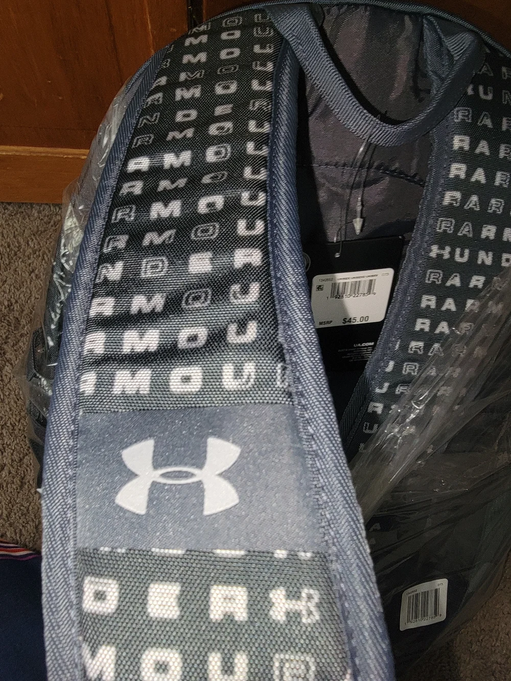 Under Armour Men's Gray & Green Backpack